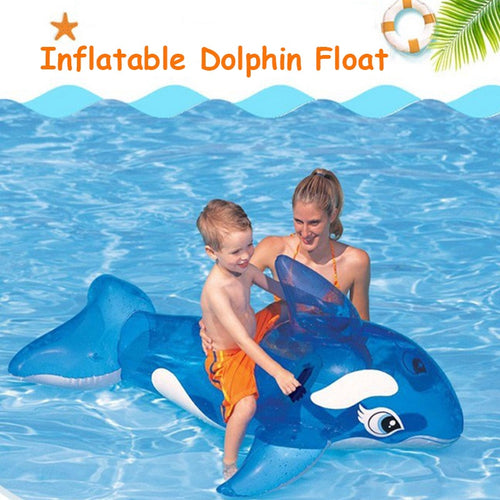 59 Inches Inflatable Dolphin Float