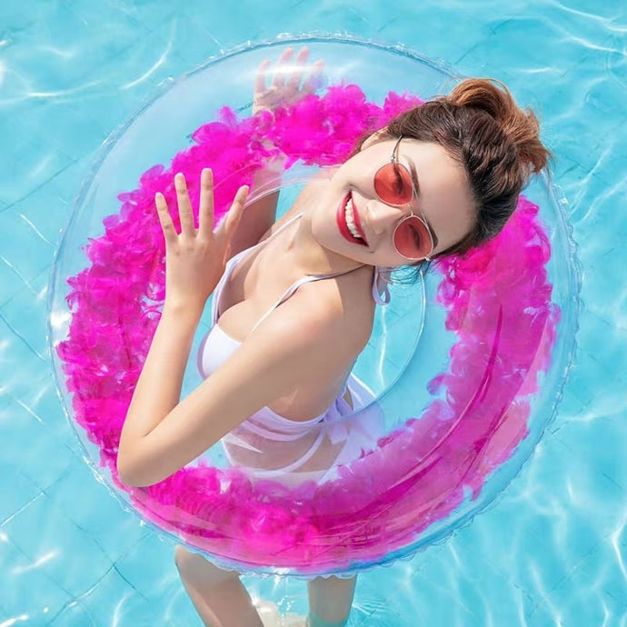 Inflatable Shiny Pool Float