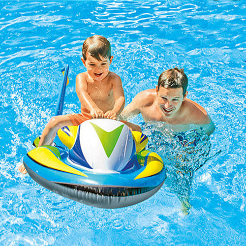 Inflatable Motorboat Pool Float