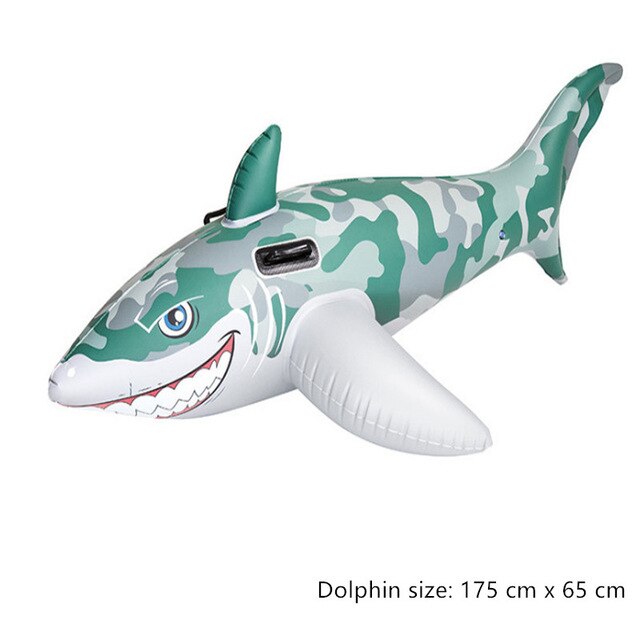 Inflatable Camouflage Shark Mattress