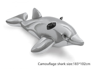 Inflatable Camouflage Shark Mattress